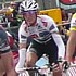Andy Schleck � l'arri�ve de la neuvi�me �tape du Tour de France 2008